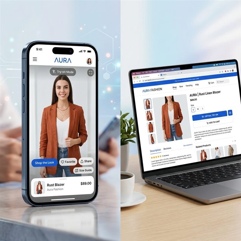 E-Commerce Stores using virtual try-on