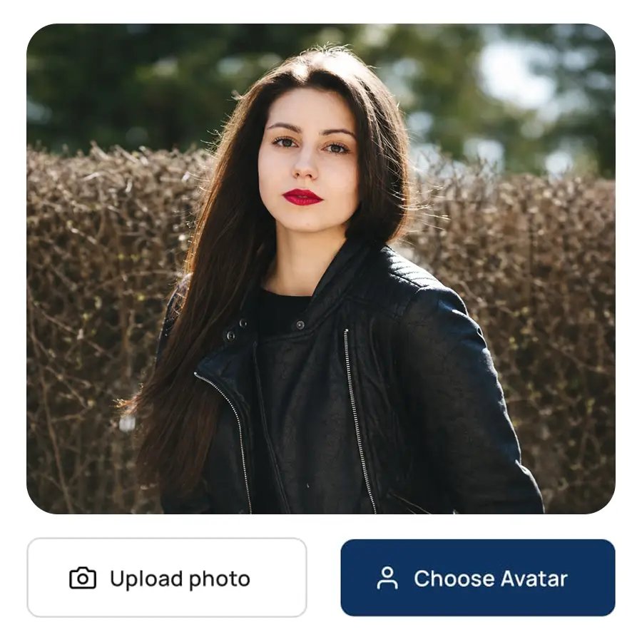 Step 1: Upload your photo for virtual try-on