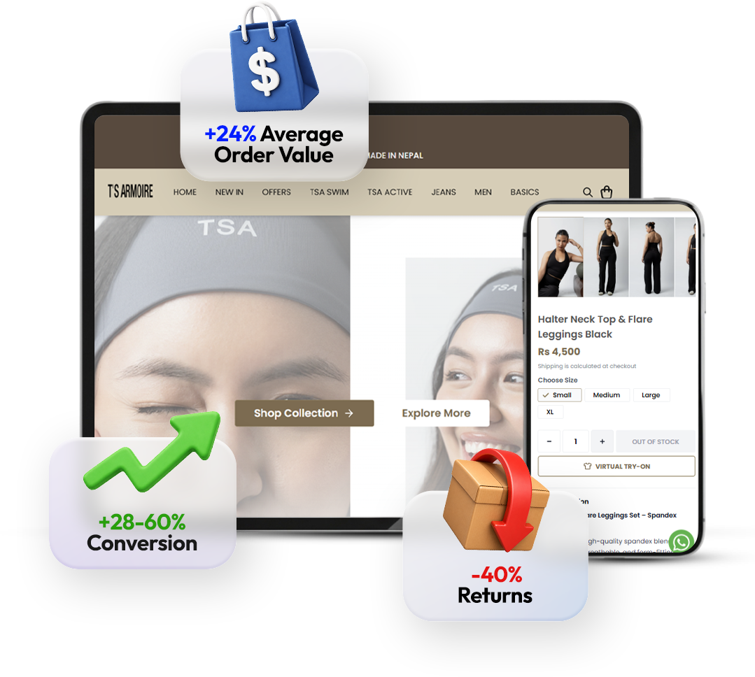 Mirrago Business Integration Mockup
