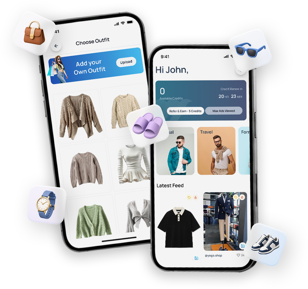 Mirrago App Try-On Mockup