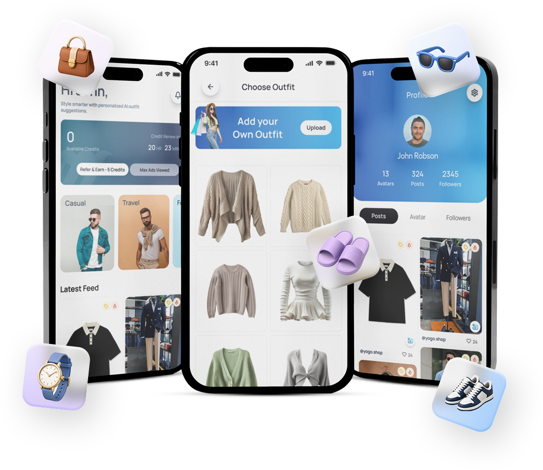 Mirrago App Try-On Mockup