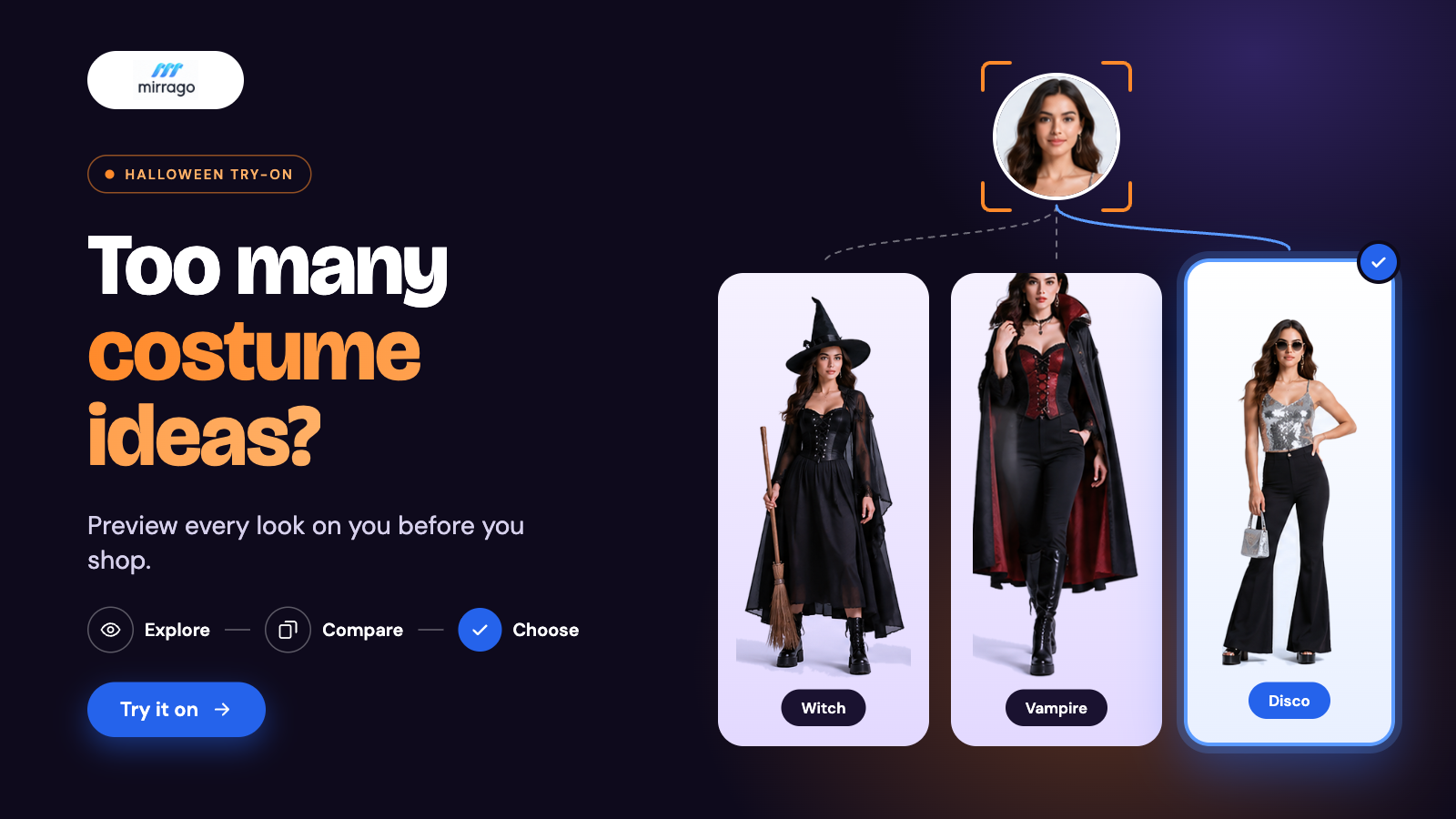 Can't Decide on a Halloween Costume? Try It On