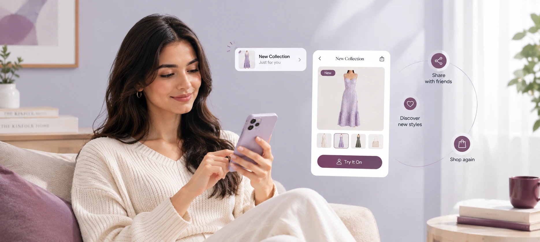 virtual try on users to repeat users