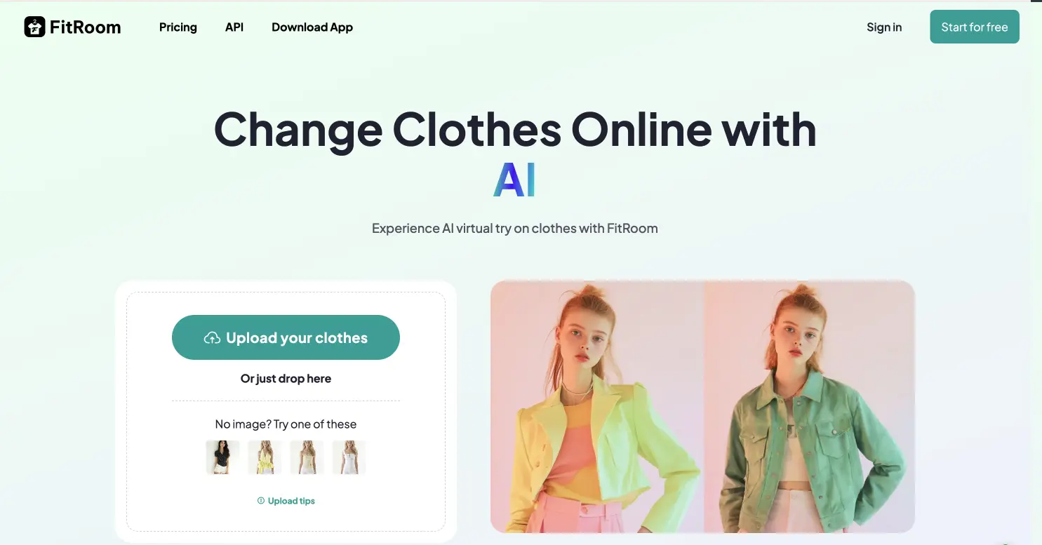 fitroom: ai virtual try on